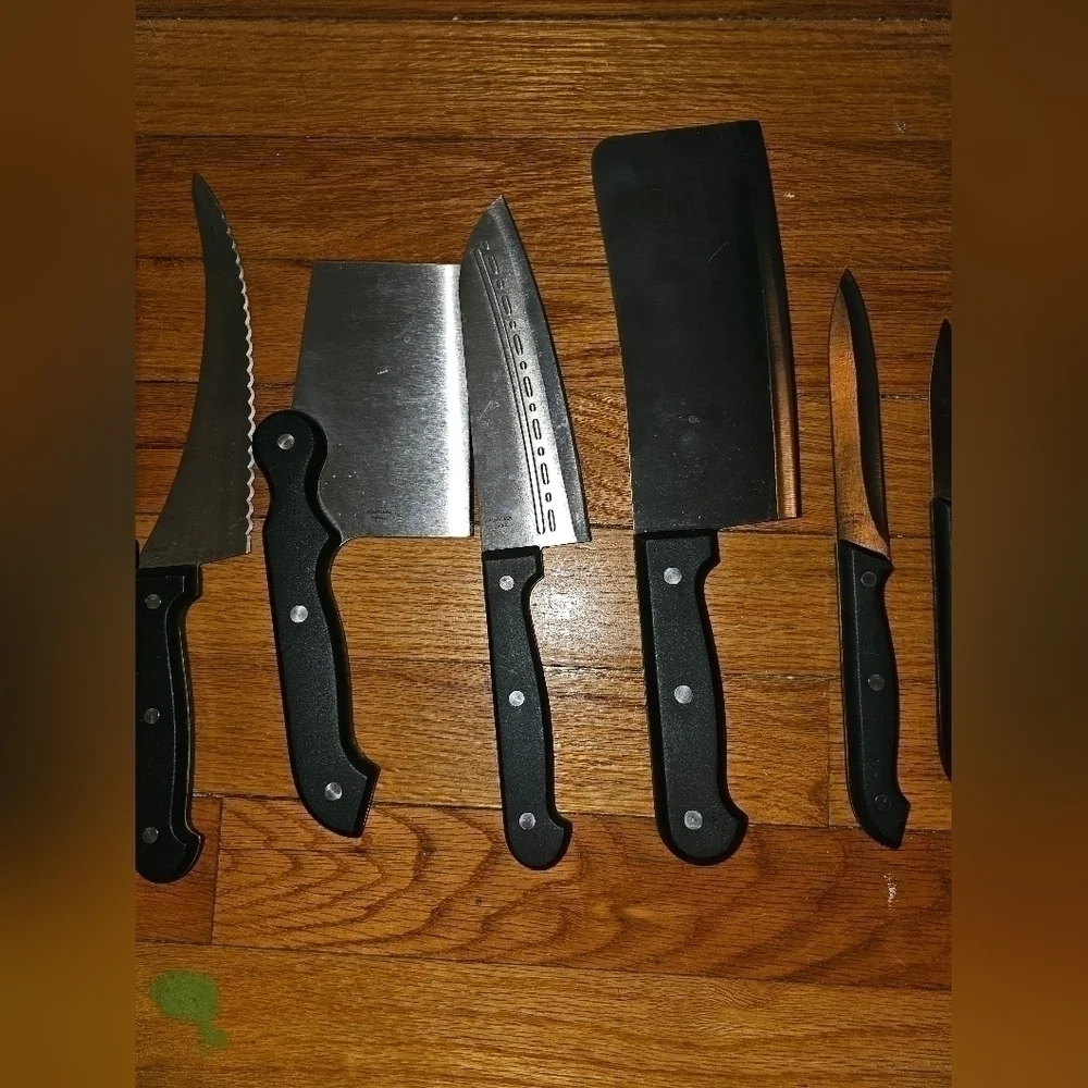 Ronco Six Star 13 Piece Knife Set 1-11, 13,14 Steak Knives